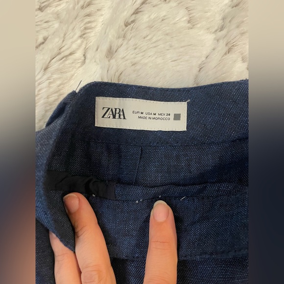 NWT zara linen pants size medium - Picture 7 of 11